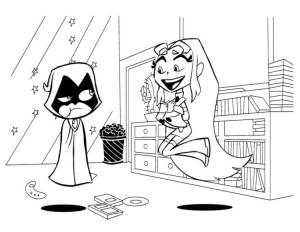 DataLife Engine > Версия для печати > Раскраска юные титаны