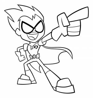 Гуджитцу раскраска герои лучший