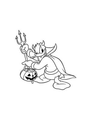 Раскраски Дональд Дак