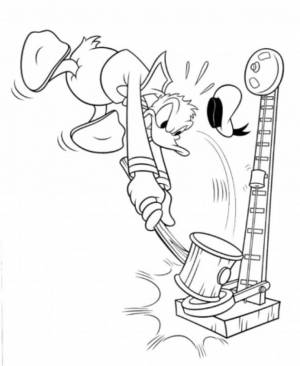 Раскраски Дональд Дак