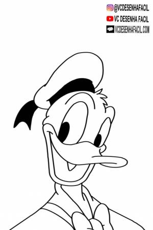 PATO DONALD DESENHO