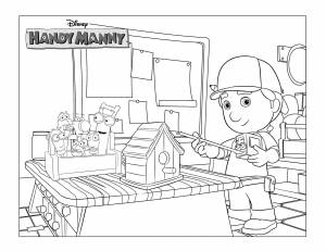 Раскраска Умелец Мэнни