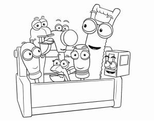 Раскраска Умелец Мэнни