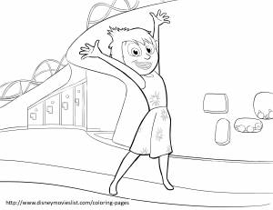Раскраска Головоломка Inside Out Радость