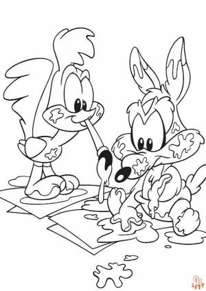 Бесплатные раскраски Looney Tunes