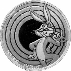 Монета инвестиционная Самоа 5 долларов 2022 Луни Тюнз