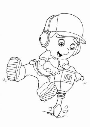 Раскраски Умелец Мэнни