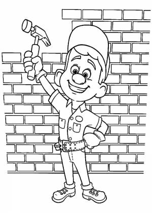 Винтик раскраска