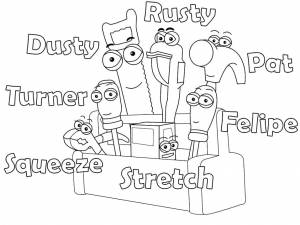 Раскраска Умелец Мэнни