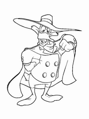 Раскраски Черный Плащ