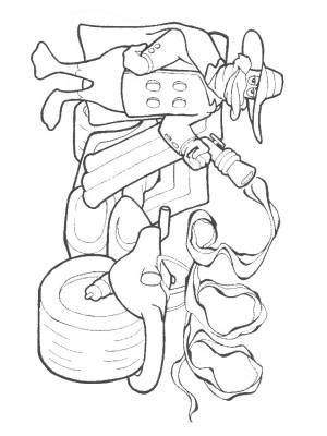 Черный плащ раскраска