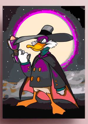 Картина по номерам Черный плащ