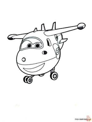 Милые раскраски Super Wings для детей