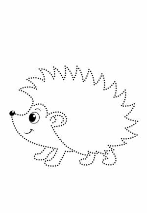 Ежик по точкам