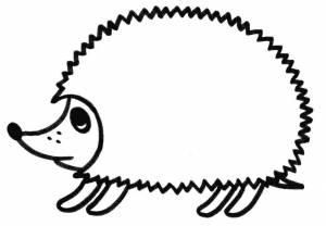 Раскраски ежика