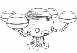 Раскраска Октонавты 6