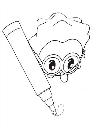 Раскраска малышарики Ёжик