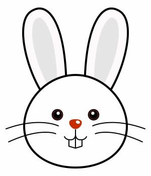 Рисунок голова зайца