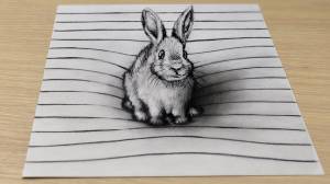 как нарисовать зайца