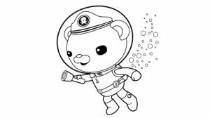 Октонафты раскраска