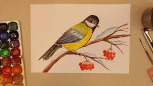 КАК НАРИСОВАТЬ СИНИЧКУУрок рисования