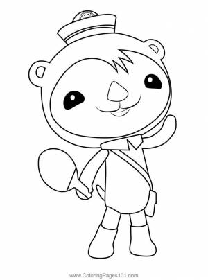Shellington Sea Otter Octonauts Coloring Page