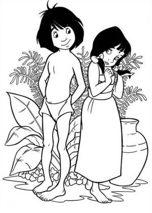 Раскраски Книга джунглей 2