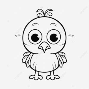 рисунок мультфильм птица милые раскраски наброски эскиз вектор PNG , рисунок автомобиля, мультфильм рисунок, рисунок птицы PNG картинки и пнг рисунок для й загрузки