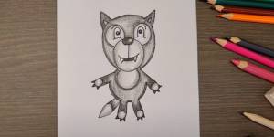 Как нарисовать волка