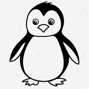 рисунок изображение пингвина раскраски контур эскиз вектор PNG , рисунок пингвина, рисунок крыла, рисунок кольца PNG картинки и пнг рисунок для й загрузки