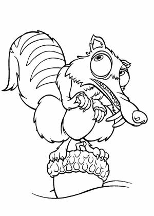 раскраски на тему ледниковый период