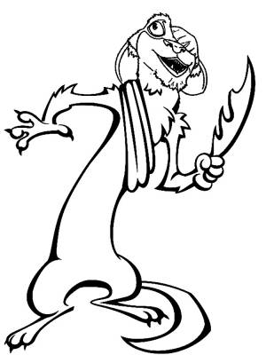 раскраски на тему ледниковый период