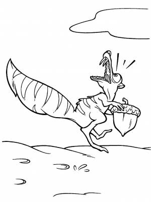 Раскраска Ледниковый период