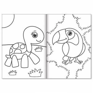 Раскраска для малышей «Животные жарких стран»