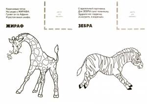 Раскраска с наклейками