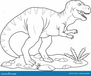 Tyrannosaurus Rex иллюстрация вектора