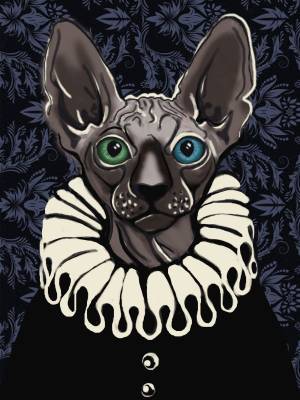 Illustration Sphynx Cat Can Be Used