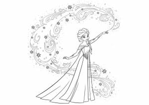 Раскраски лошадь холодное сердце