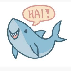 Акуленок рисунок