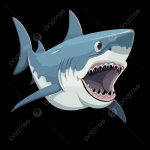 мегалодон клипарт милая белая акула с большой широко открытой пастью мультяшный вектор PNG , мегалодон, клипарт, мультфильм PNG картинки и пнг рисунок для й загрузки