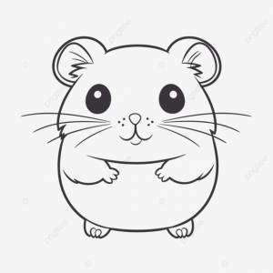 рисунок милые животные хомяк раскраски страницы наброски эскиз вектор PNG , рисунок животного, рисунок крыла, рисунок кольца PNG картинки и пнг рисунок для й загрузки