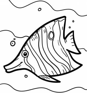 Бесплатные раскраски с рыбками для детей