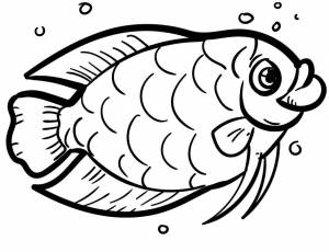 Бесплатные раскраски с рыбками для детей