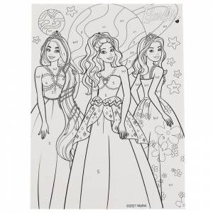 Арты по номерам барби