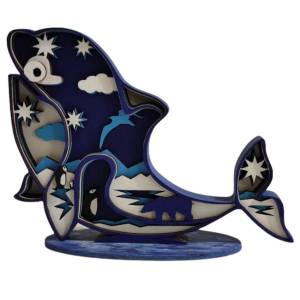 набор для творчества Mawrik Studio 3D раскраска Косатка 058, цены на Мегамаркет