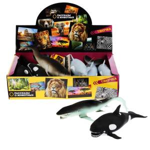 Акула дельфин касатка кит тянучка пластизоль играем вместе 291281