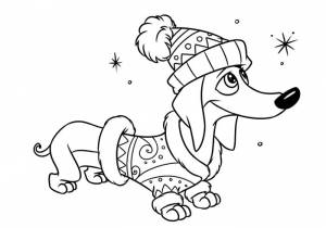 Такса раскраска, Dachshund coloring, Teckel Coloriage, Dachshund χρωματισμός иллюстрация Эфен Г…