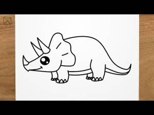 Come disegnare Triceratops