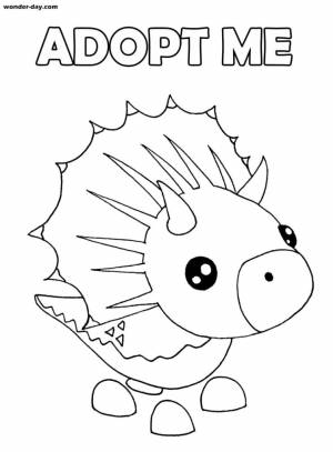 Disegni da colorare Adopt Me