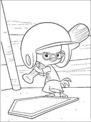 Раскраски Цыпленок Цыпа